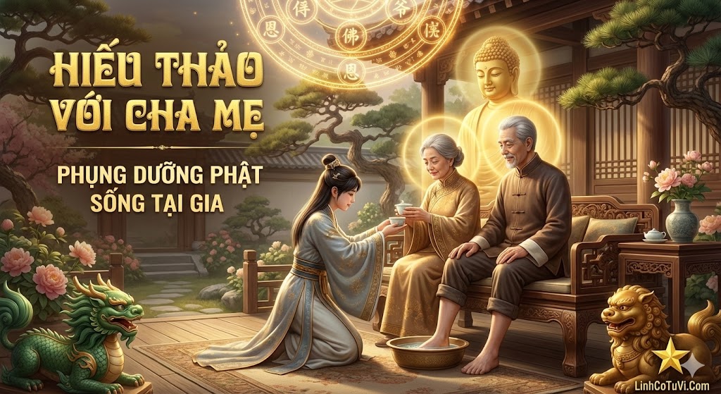 Hiếu Thảo Với Cha Mẹ: Cách Tích Phước Lớn Nhất Và Nhanh Nhất Của Đời Người (Phật Dạy: Cha Mẹ Là Phật Sống)