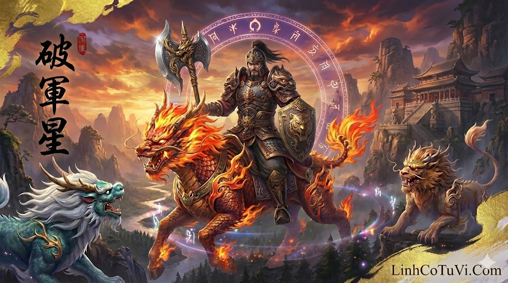 Sao Phá Quân: Kẻ Tiên Phong Đầy Nổi Loạn, Dám Phá Vỡ Để Kiến Tạo