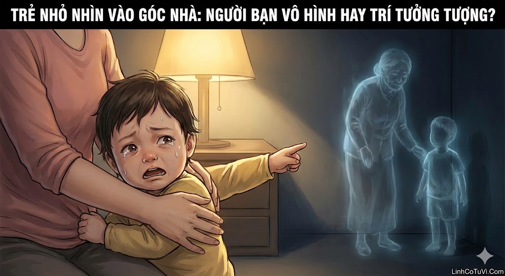Trẻ Nhỏ Nhìn Vào Góc Nhà Cười Đùa Hoặc Khóc Thét: Có Phải Mắt Trẻ Thơ Nhìn Thấy Những "Người Bạn Vô Hình"?