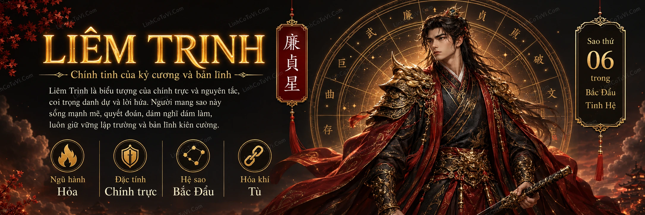 Banner sao Liêm trinh