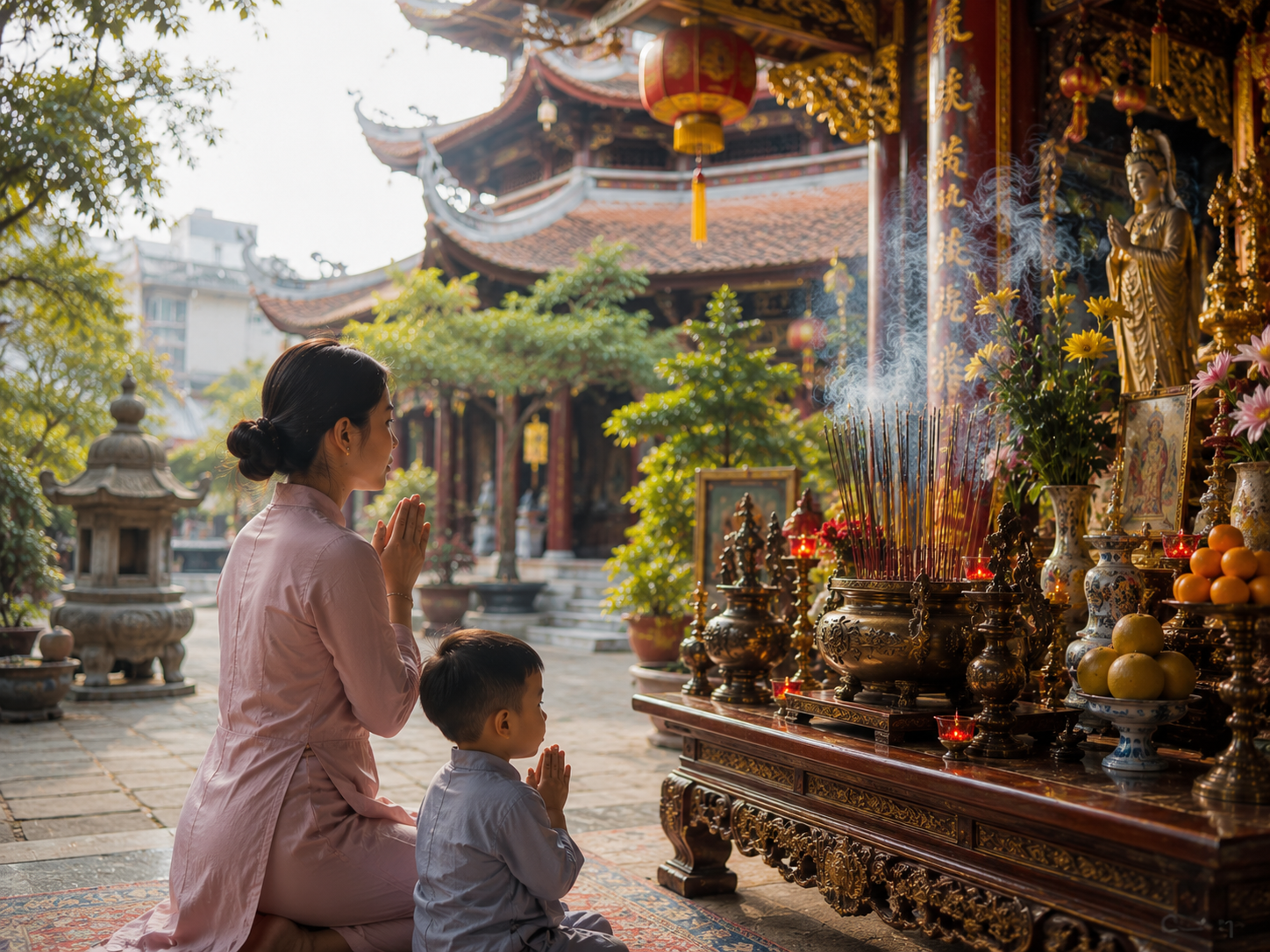 Đi chùa cầu con nên đi đâu, cầu thế nào cho đúng tâm